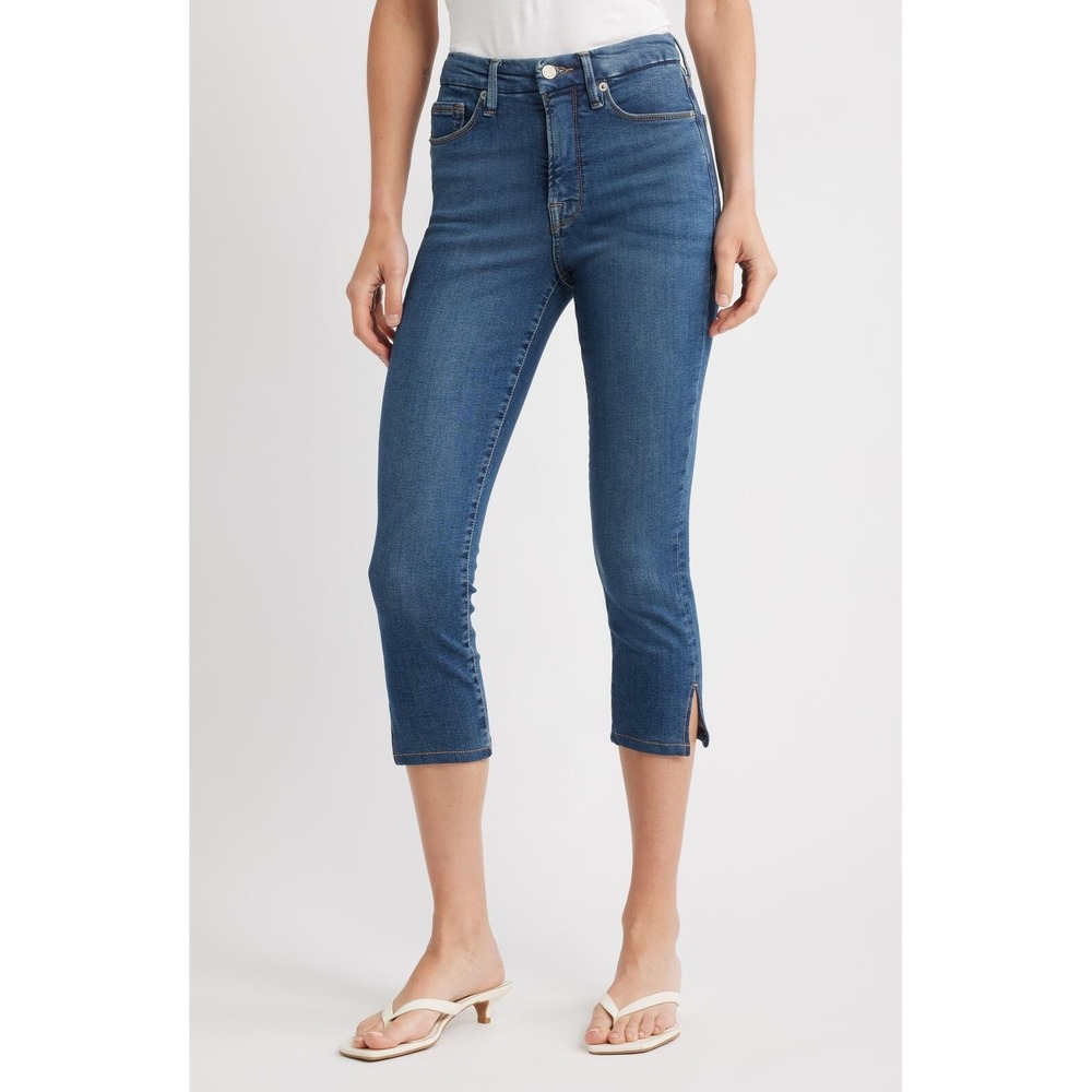 Good American NWT Good Capri Jeans - Size 26 Plus - MSRP $119